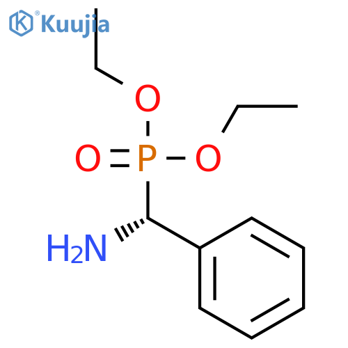 Phosphonic acid, [(R)-aminophenylmethyl]-, diethyl ester structure