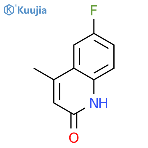 6-fluoro-4-methyl-2(1H)-Quinolinone structure