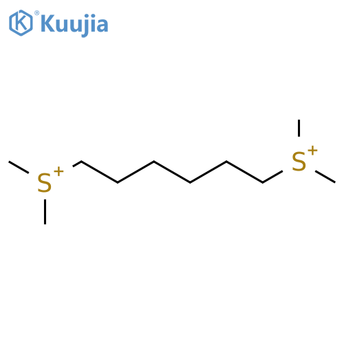 Sulfonium, 1,6-hexanediylbis[dimethyl- structure