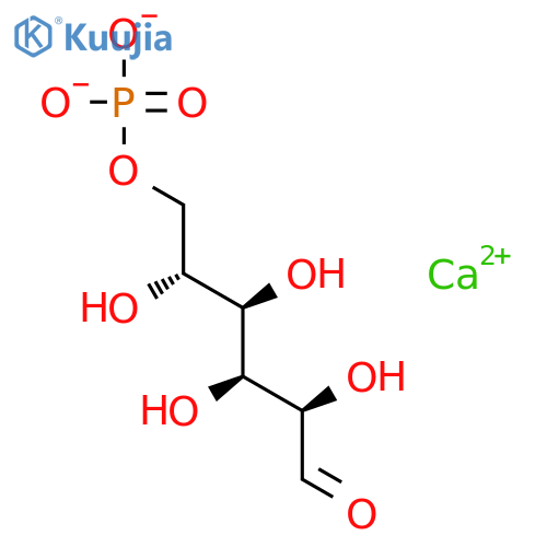 D-Glucose,6-(dihydrogen phosphate), calcium salt (1:1) structure