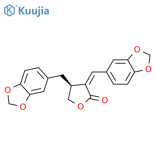 3,4:3',4'-Bis(methylenedioxy)-8,8'-lign-7-en-9,9'-olide; (7Z,8'S)-form structure