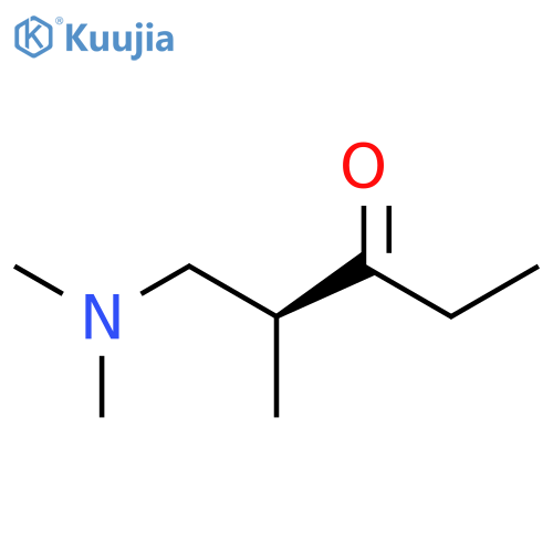 3-Pentanone,1-(dimethylamino)-2-methyl-, (2S)- structure