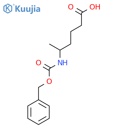 5-{[(Benzyloxy)carbonyl]amino}hexanoic acid structure