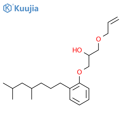 2-Propanol, 1-[(4,6-dimethylheptyl)phenoxy]-3-(2-propenyloxy)- structure