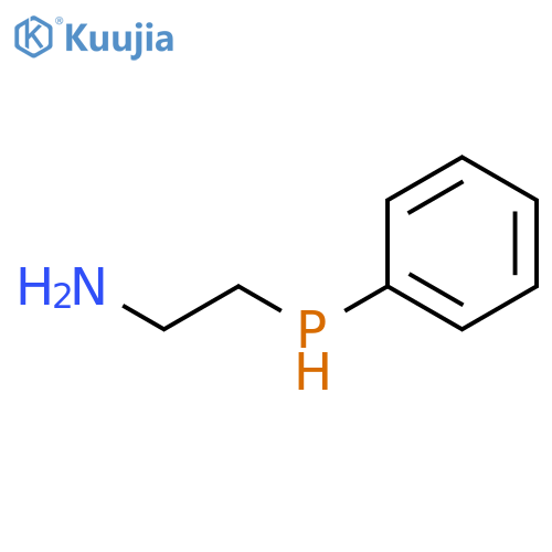 ETHANAMINE, 2-(PHENYLPHOSPHINO)- structure