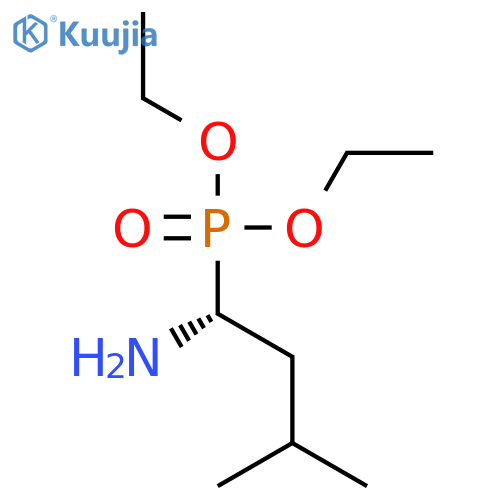 (R)-1-Amino-3-methylbutylphosphonic acid diethyl ester structure