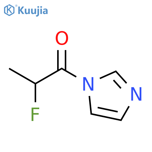 1H-Imidazole, 1-(2-fluoro-1-oxopropyl)- (9CI) structure