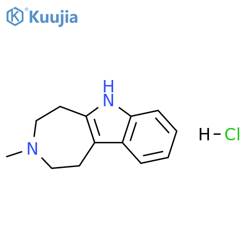 3-Methyl-1,2,3,4,5,6-hexahydroazepino[4,5-b]indole hydrochloride structure