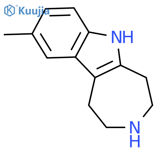 Azepino[4,5-b]indole,1,2,3,4,5,6-hexahydro-9-methyl- structure