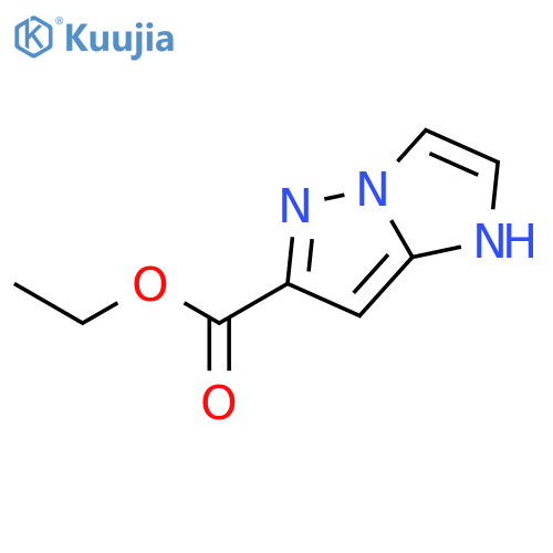 Ethyl 1H-imidazo[1,2-b]pyrazole-6-carboxylate structure