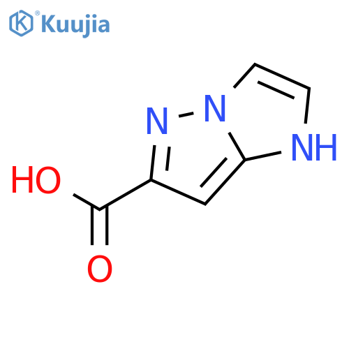 1H-pyrazolo[1,5-a]imidazole-6-carboxylic acid structure