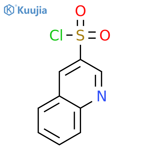 Quinoline-3-sulfonyl chloride structure