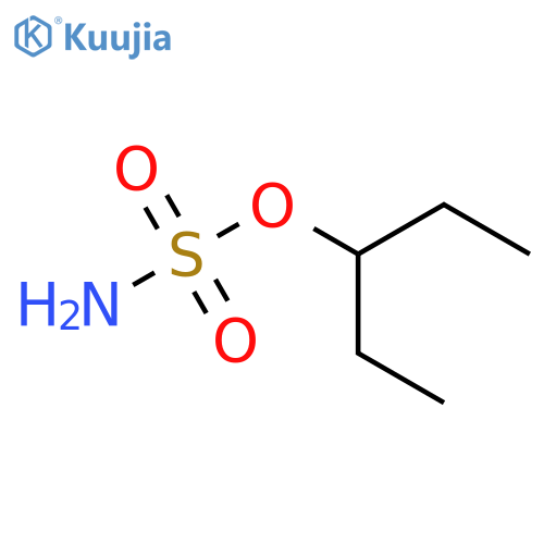Pentan-3-yl sulfamate structure