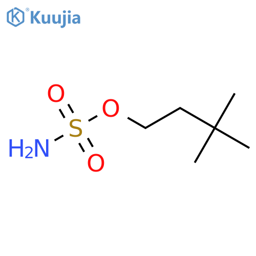 3,3-dimethylbutyl sulfamate structure