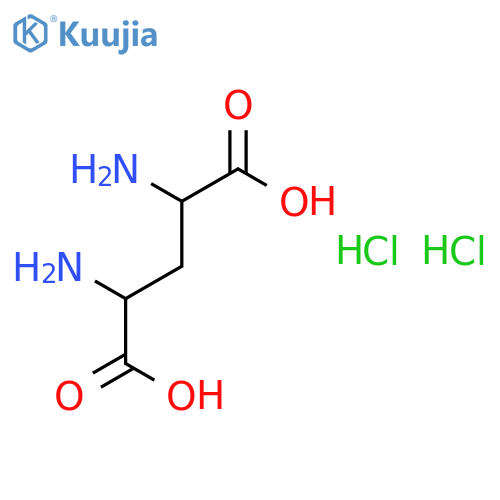 (2S,4S)-2,4-diaminopentanedioic acid;dihydrochloride structure