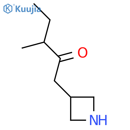 1-(Azetidin-3-yl)-3-methylpentan-2-one structure