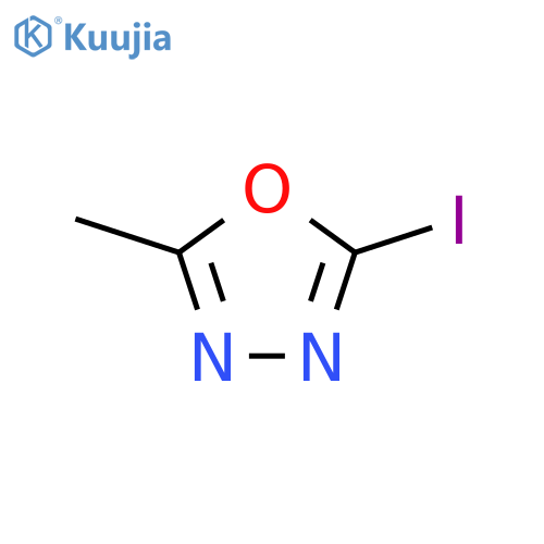 2-Iodo-5-methyl-1,3,4-oxadiazole structure
