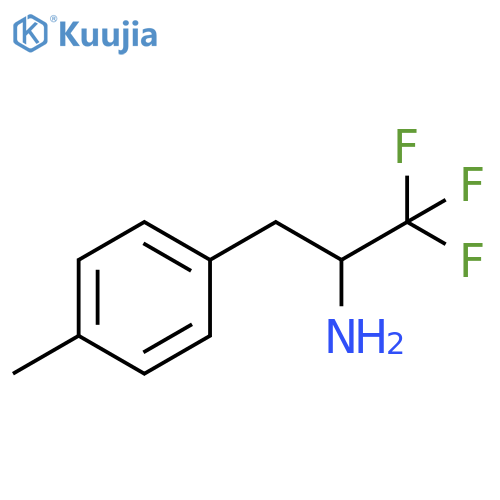 1,1,1-trifluoro-3-(4-methylphenyl)propan-2-amine structure
