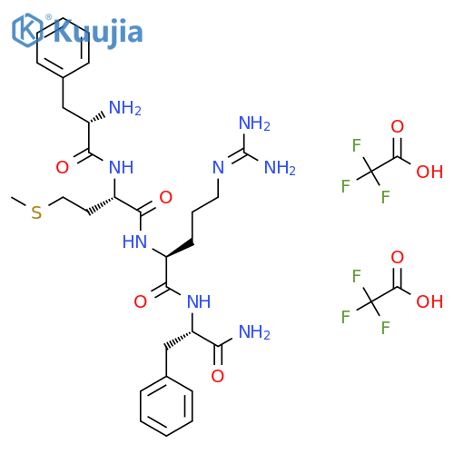 Phe-Met-Arg-Phe amide trifluoroacetate structure
