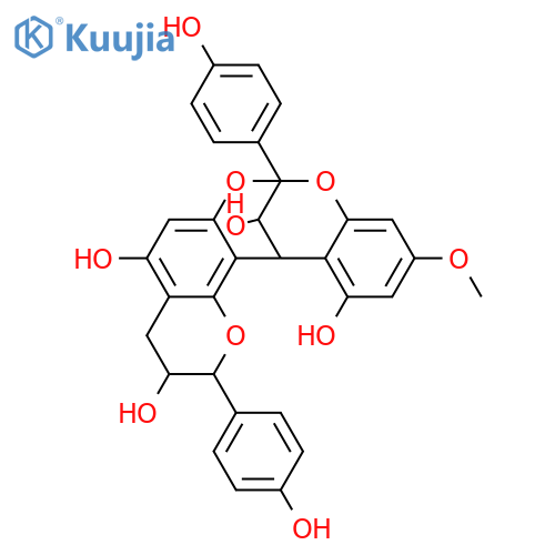 3,4',5,7-Tetrahydroxyflavan-(2→7,4→8)-3,4',5,7-tetrahydroxyflavan; (2S,2''S,3R,3''R,4α)-form, 7-Me ether structure