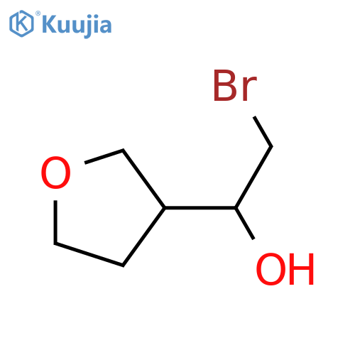2-bromo-1-(oxolan-3-yl)ethan-1-ol structure