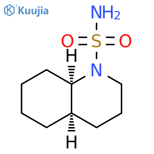 rac-(4aR,8aR)-decahydroquinoline-1-sulfonamide, cis structure