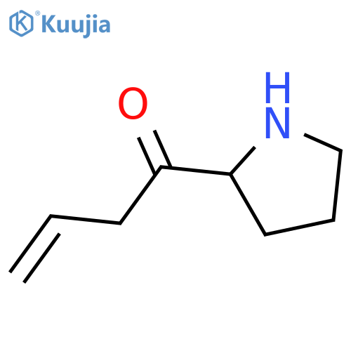 1-(Pyrrolidin-2-yl)but-3-en-1-one structure