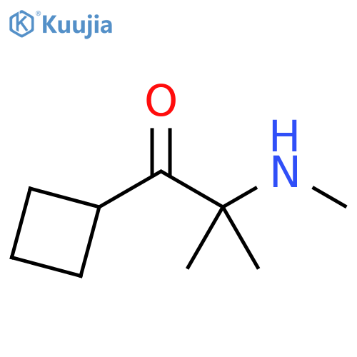 1-Propanone, 1-cyclobutyl-2-methyl-2-(methylamino)- structure