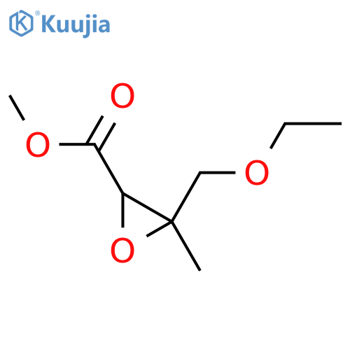 Methyl 3-(ethoxymethyl)-3-methyloxirane-2-carboxylate structure