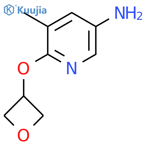 5-Methyl-6-(oxetan-3-yloxy)pyridin-3-amine structure