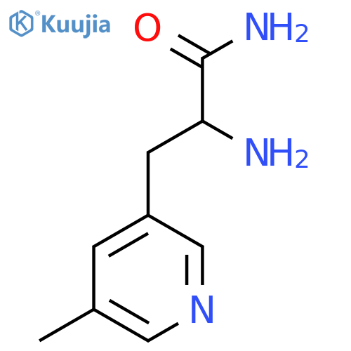 2-Amino-3-(5-methylpyridin-3-yl)propanamide structure