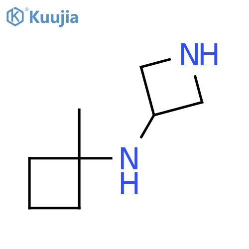 N-(1-methylcyclobutyl)azetidin-3-amine structure