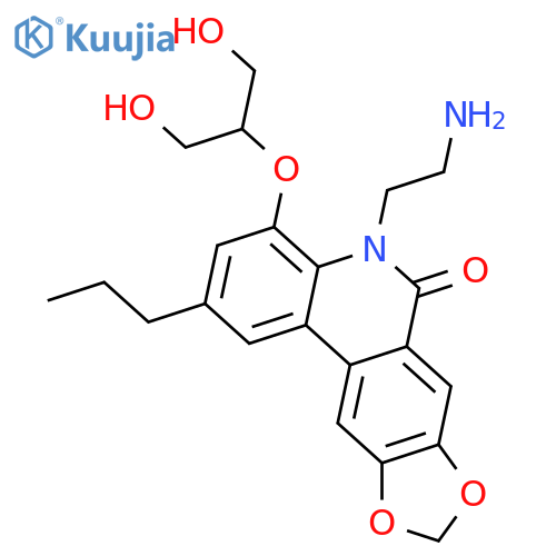 Pancrimatine B; 4-O-[2-Hydroxy-1-(hydroxymethyl)ethyl] structure