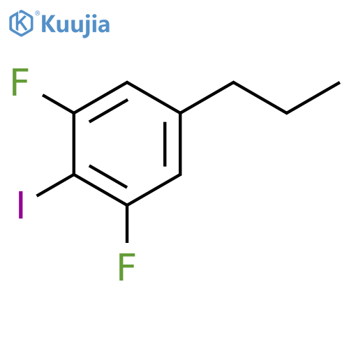BENZENE, 1,3-DIFLUORO-2-IODO-5-PROPYL- structure