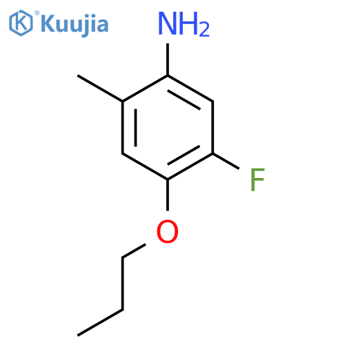 5-Fluoro-2-methyl-4-propoxyaniline structure