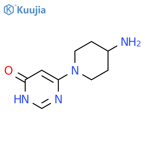 4(3H)-Pyrimidinone, 6-(4-amino-1-piperidinyl)- structure