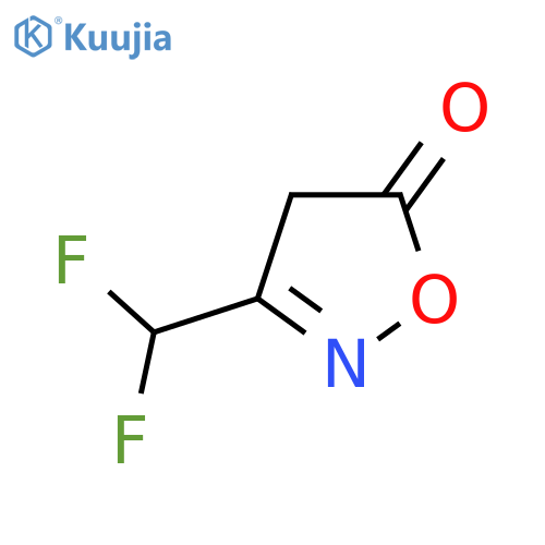 3-(Difluoromethyl)-4,5-dihydro-1,2-oxazol-5-one structure