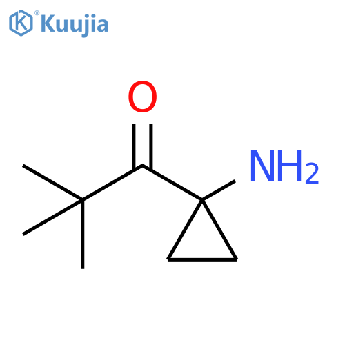 1-Propanone, 1-(1-aminocyclopropyl)-2,2-dimethyl- structure