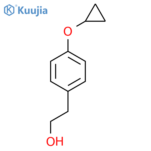 2-(4-cyclopropoxyphenyl)ethan-1-ol structure