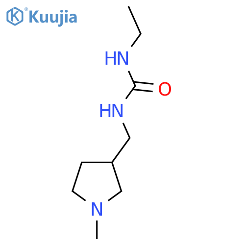 1-Ethyl-3-[(1-methylpyrrolidin-3-yl)methyl]urea structure
