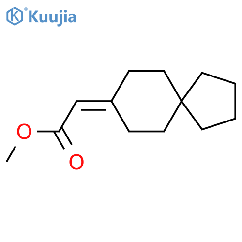 methyl 2-{spiro4.5decan-8-ylidene}acetate structure