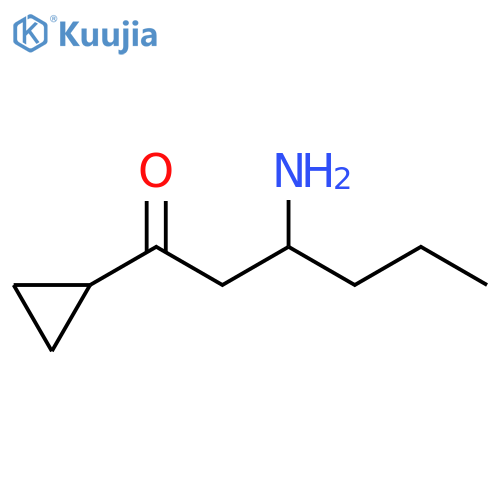 1-Hexanone, 3-amino-1-cyclopropyl- structure