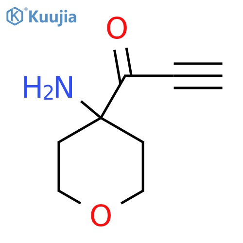 1-(4-Aminooxan-4-yl)prop-2-yn-1-one structure