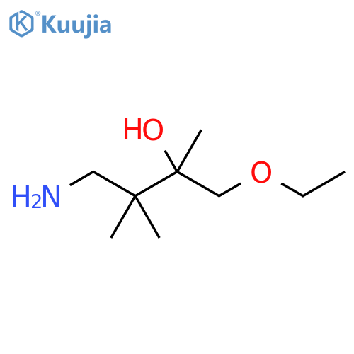 2-Butanol, 3-(aminomethyl)-1-ethoxy-2,3-dimethyl- structure