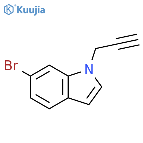 1H-Indole, 6-bromo-1-(2-propyn-1-yl)- structure