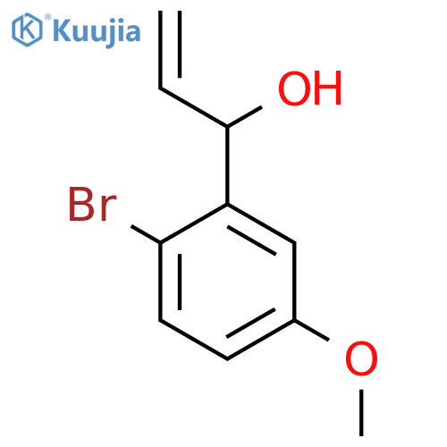 1-(2-bromo-5-methoxyphenyl)prop-2-en-1-ol structure