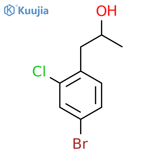 1-(4-Bromo-2-chlorophenyl)propan-2-ol structure