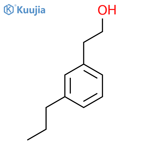 2-(3-propylphenyl)ethan-1-ol structure
