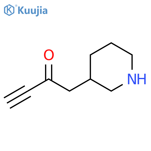 1-(piperidin-3-yl)but-3-yn-2-one structure