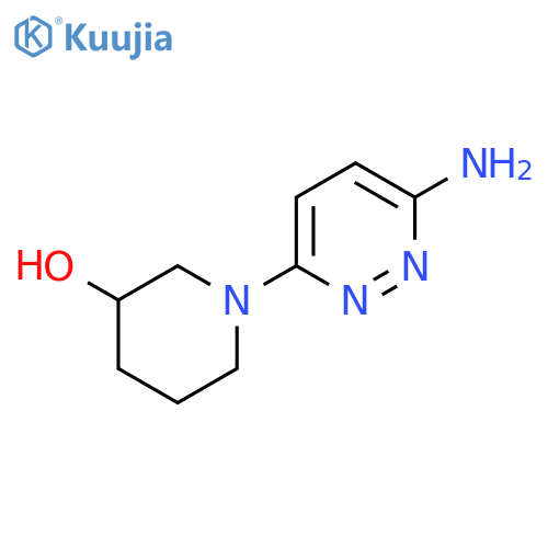 1-(6-Aminopyridazin-3-yl)piperidin-3-ol structure